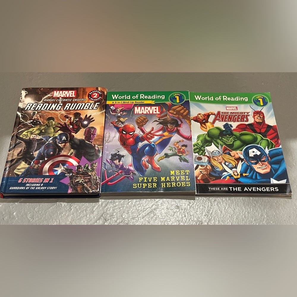 Marvel World of Reading Level 1: Meet Five Super Heroes Book